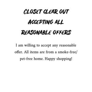 Closet Clear Out